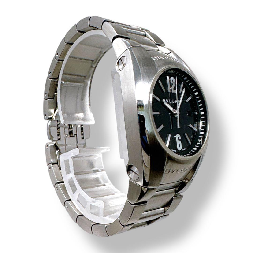 ブルガリ エルゴン EG30S ブラック 黒 クォーツ レディース 時計 美品