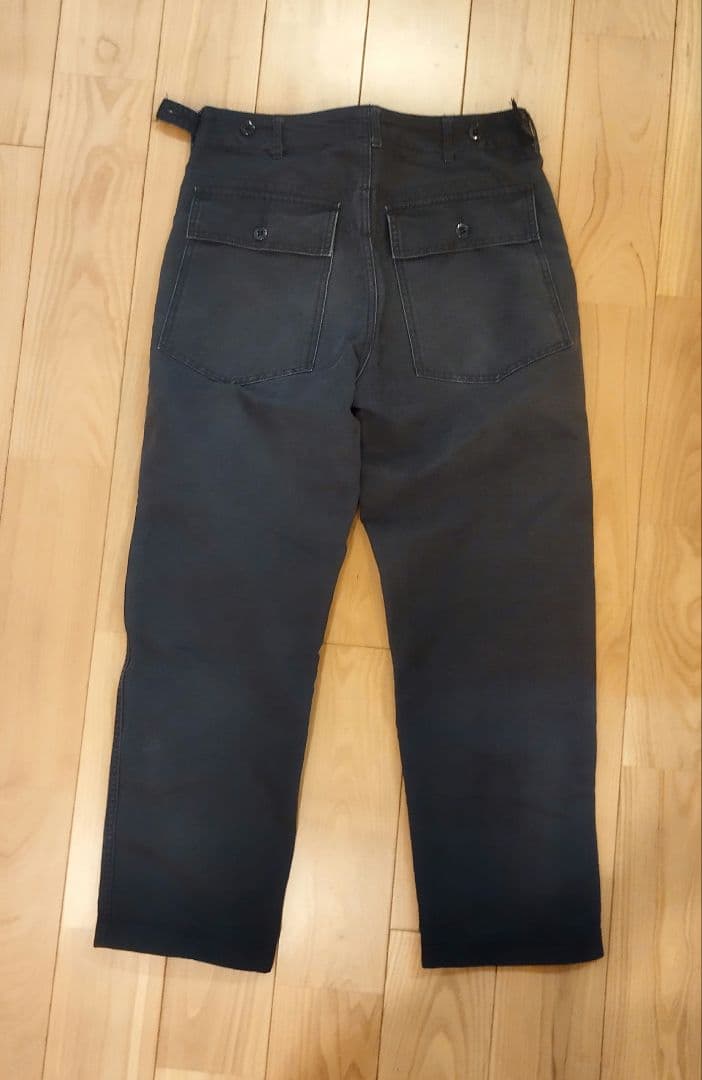 y*i様 エンジニアドガーメンツ　ファティーグパンツ　 ブラック サイズ30