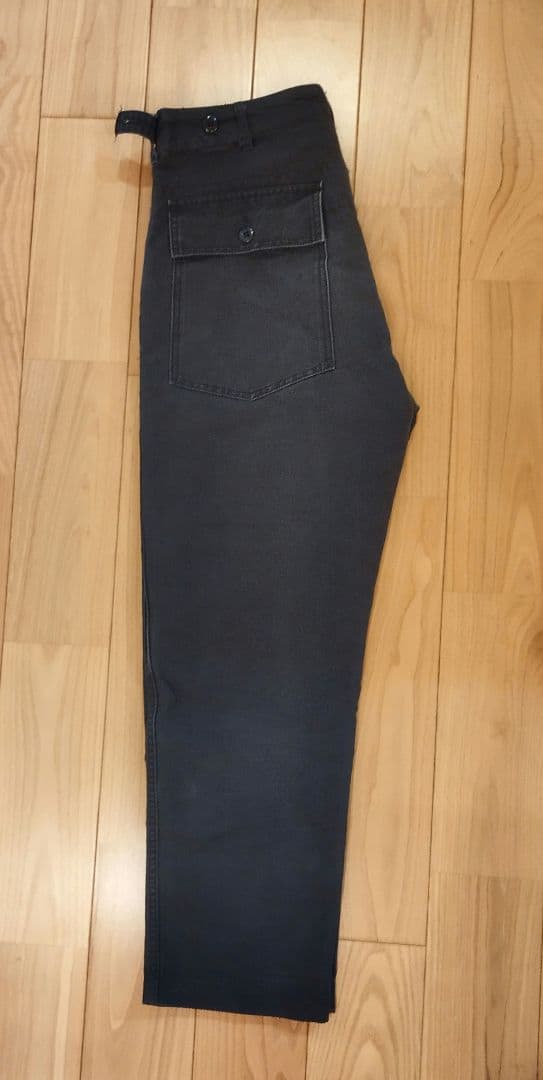 y*i様 エンジニアドガーメンツ　ファティーグパンツ　 ブラック サイズ30