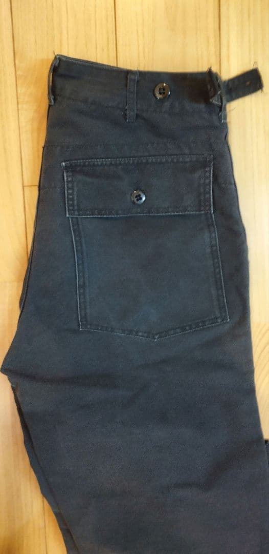 y*i様 エンジニアドガーメンツ　ファティーグパンツ　 ブラック サイズ30