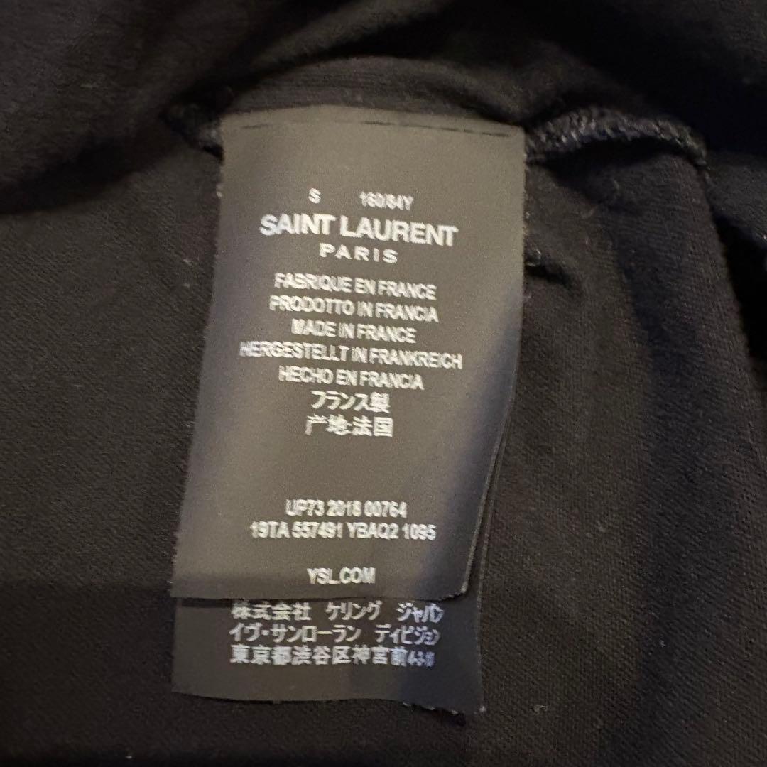 SAINT LAURENT スカルハート　Tシャツ　S