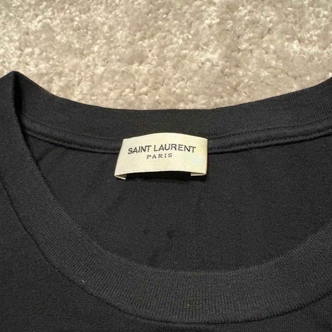 SAINT LAURENT スカルハート　Tシャツ　S