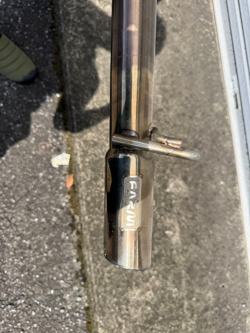 ジムニーJA11 マフラー　モーターファームヒルクライムマフラー