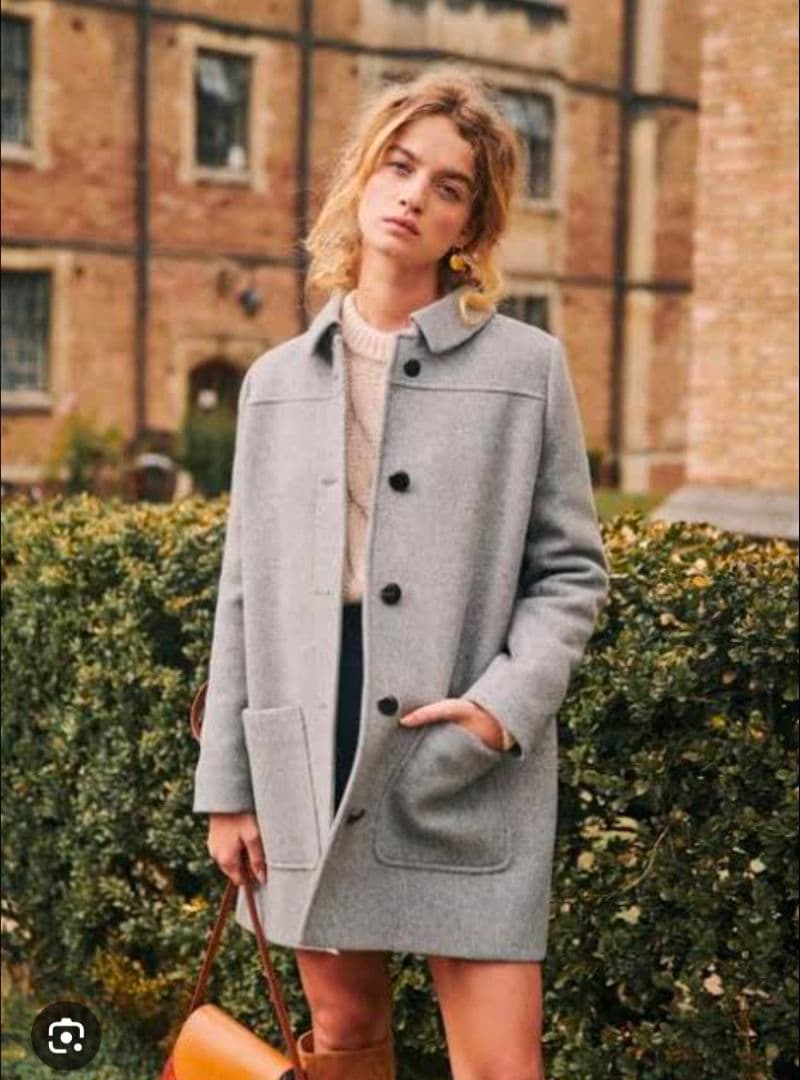 Makoto sezane セザンヌ Bobby coat グレー