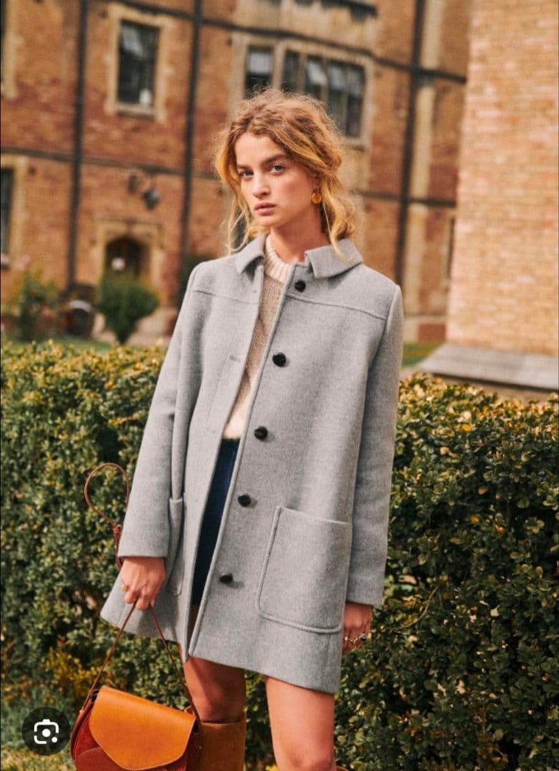 Makoto sezane セザンヌ Bobby coat グレー