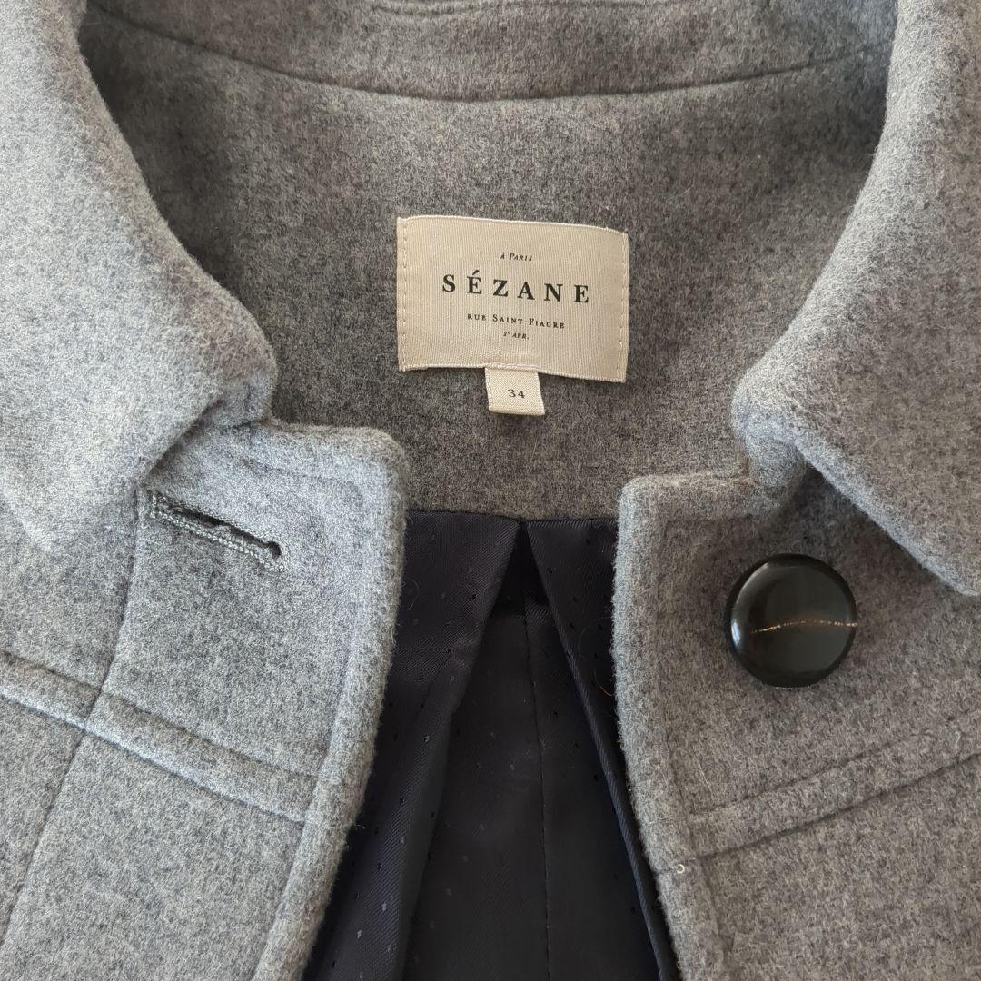 Makoto sezane セザンヌ Bobby coat グレー