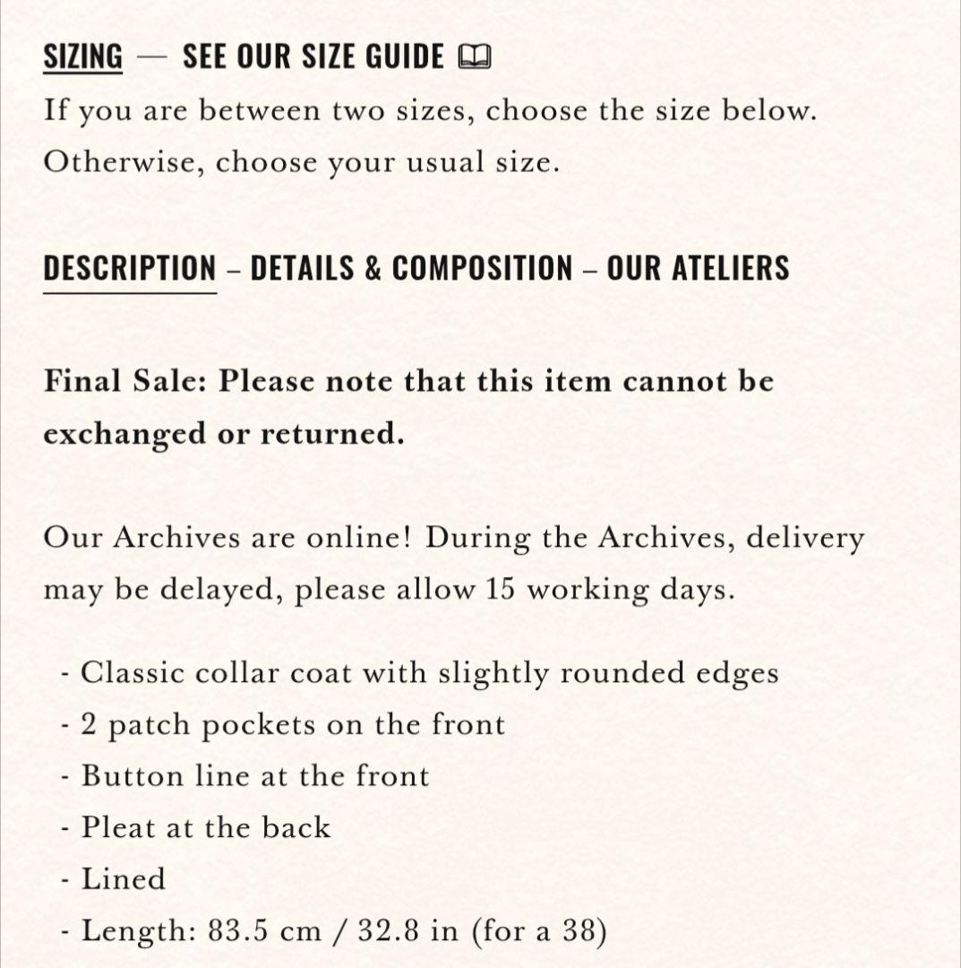 Makoto sezane セザンヌ Bobby coat グレー