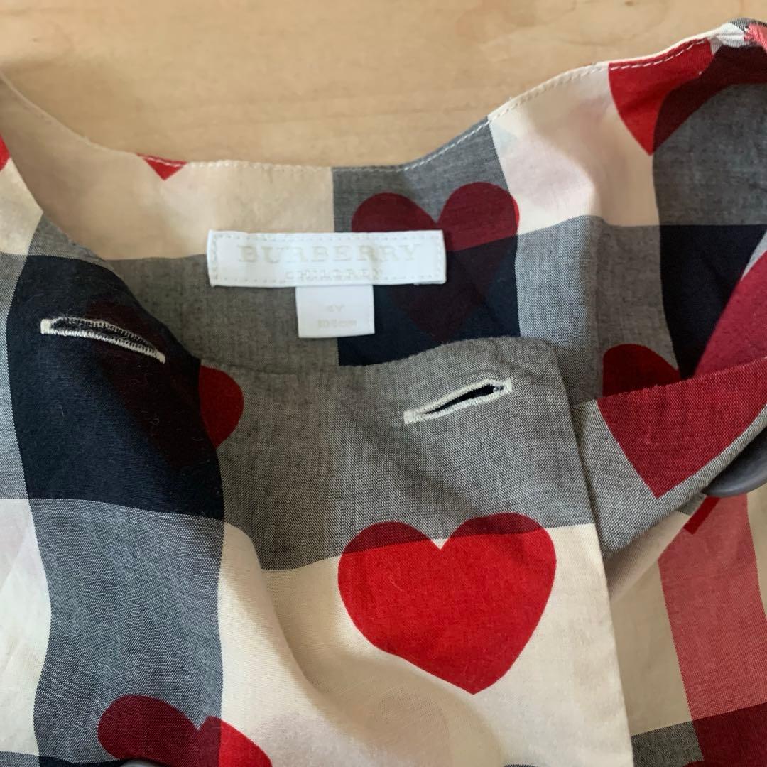 バーバリー♡ハート柄ワンピース