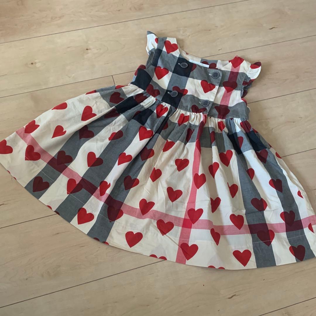 バーバリー♡ハート柄ワンピース