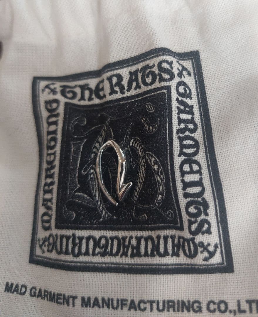 【RATS】シルバー925 ピアス 片耳用