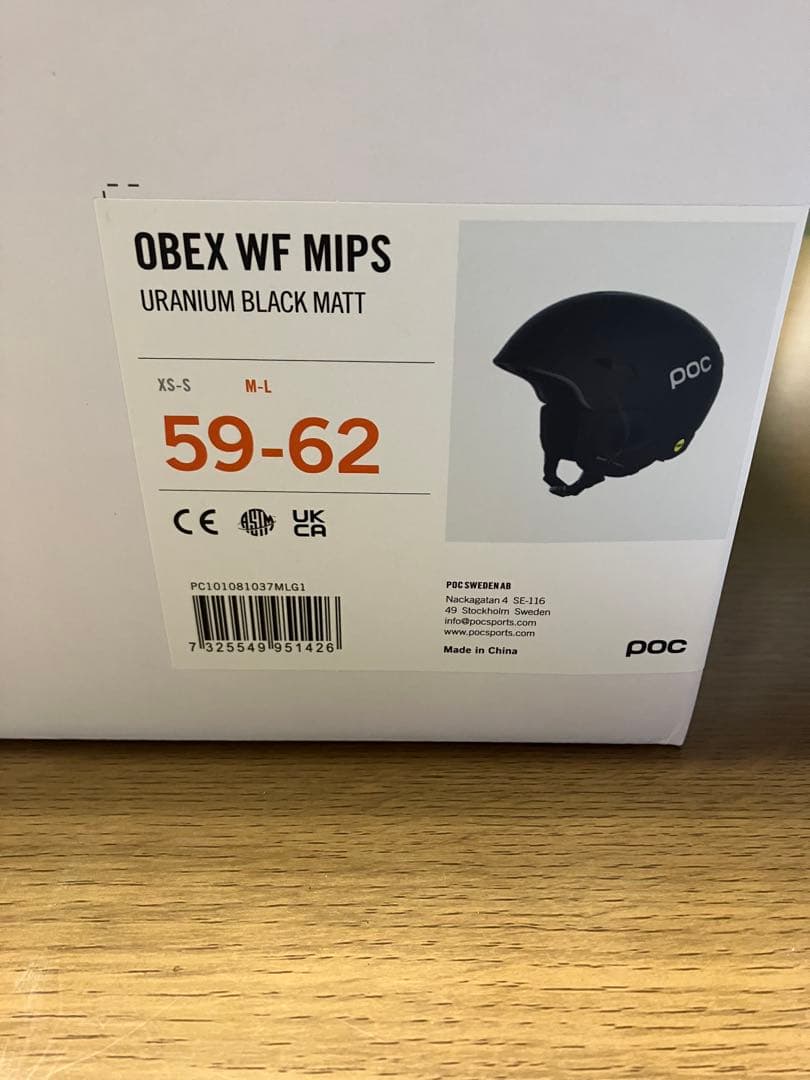 POC　OBEX　WF　MIPS M-L 59-62㎝