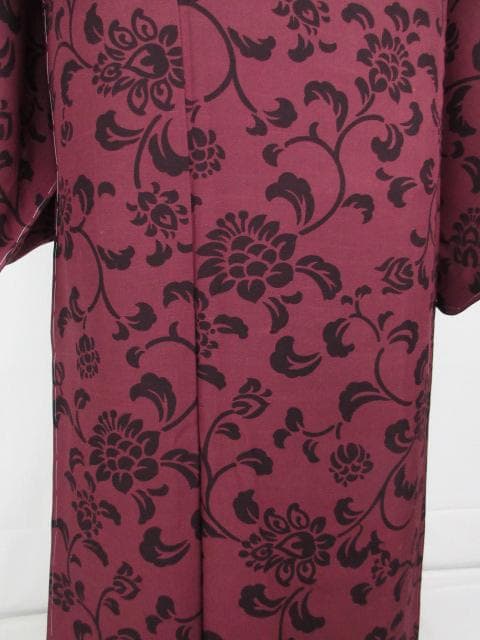 新古品！胴抜き＊丹後峰山＊橋立紬＊染め＊防水加工済み＊着物＊１６２ｃｍ＊裄６９