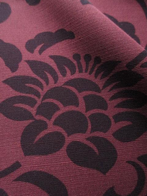 新古品！胴抜き＊丹後峰山＊橋立紬＊染め＊防水加工済み＊着物＊１６２ｃｍ＊裄６９