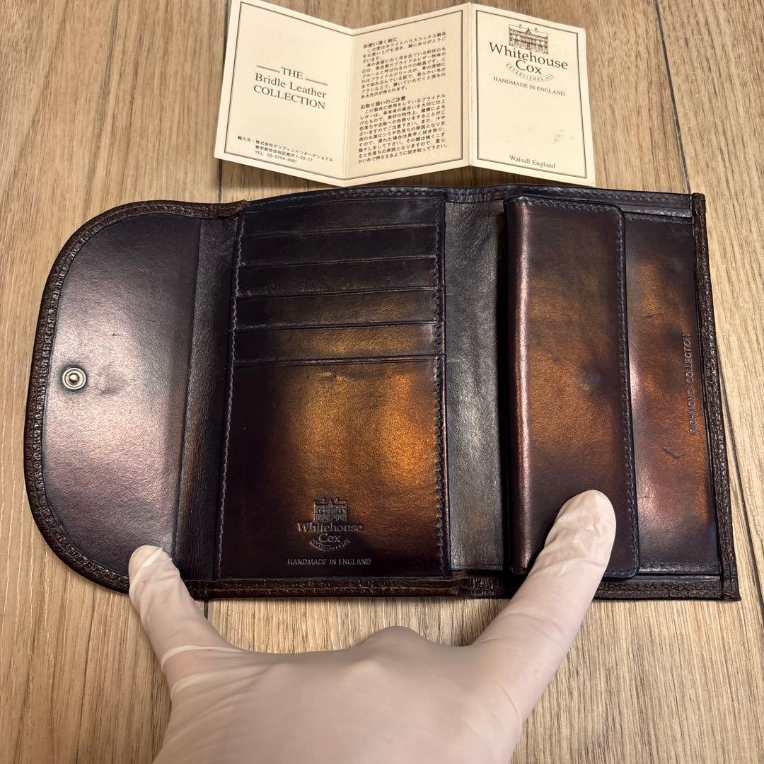 ホワイトハウスコックス　3つ折り財布