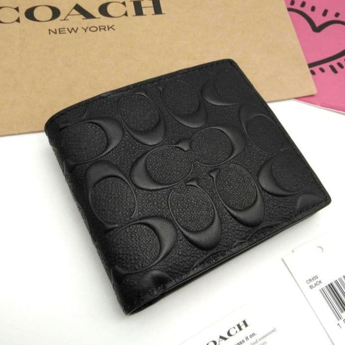 新品　COACH　新作　折り財布　メンズ