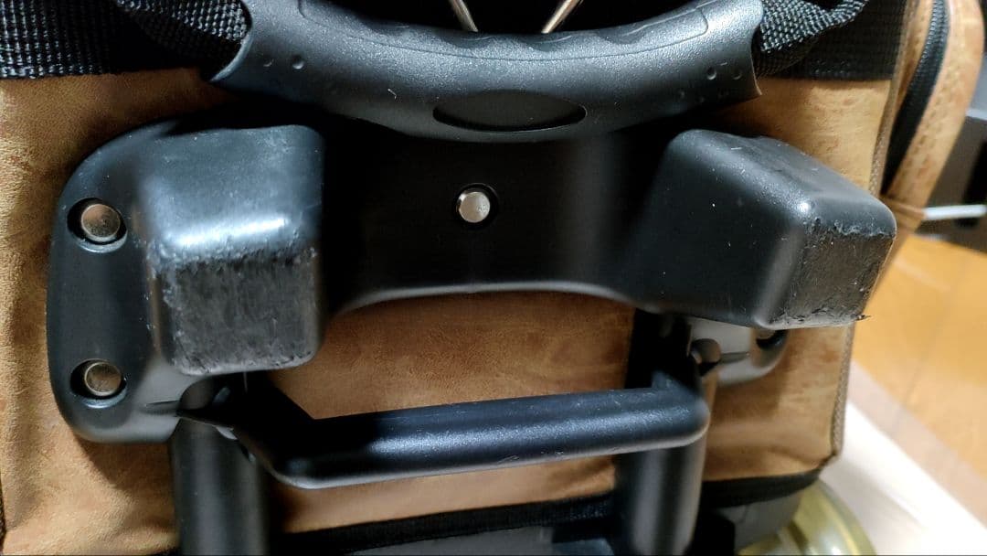 【廃盤品】ブランズウィック　3ボールバッグ　ブラウン　キャリーバッグ