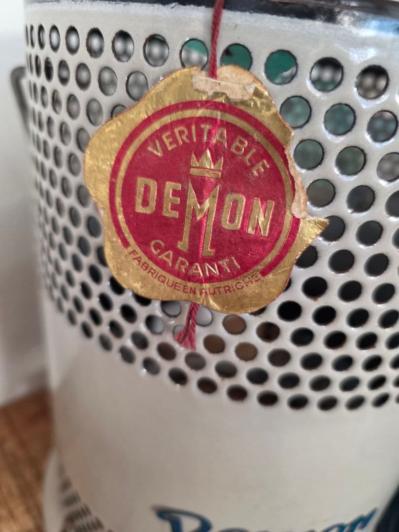 超希少 極上 美品 ビンテージストーブ デイトマー デーモン ブルー色