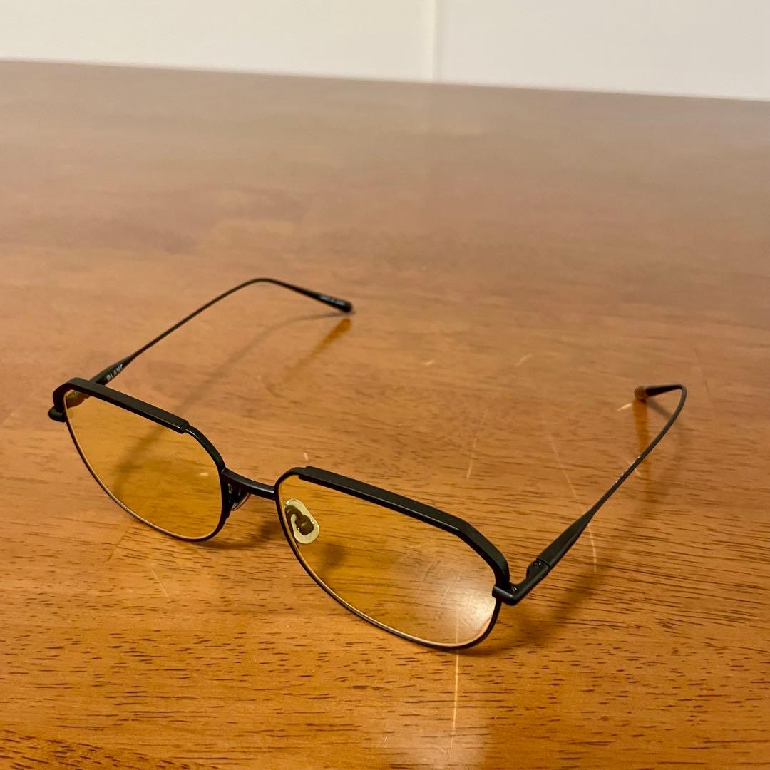 BLANC.. ブラン BE005 ブラック イエロー サングラス