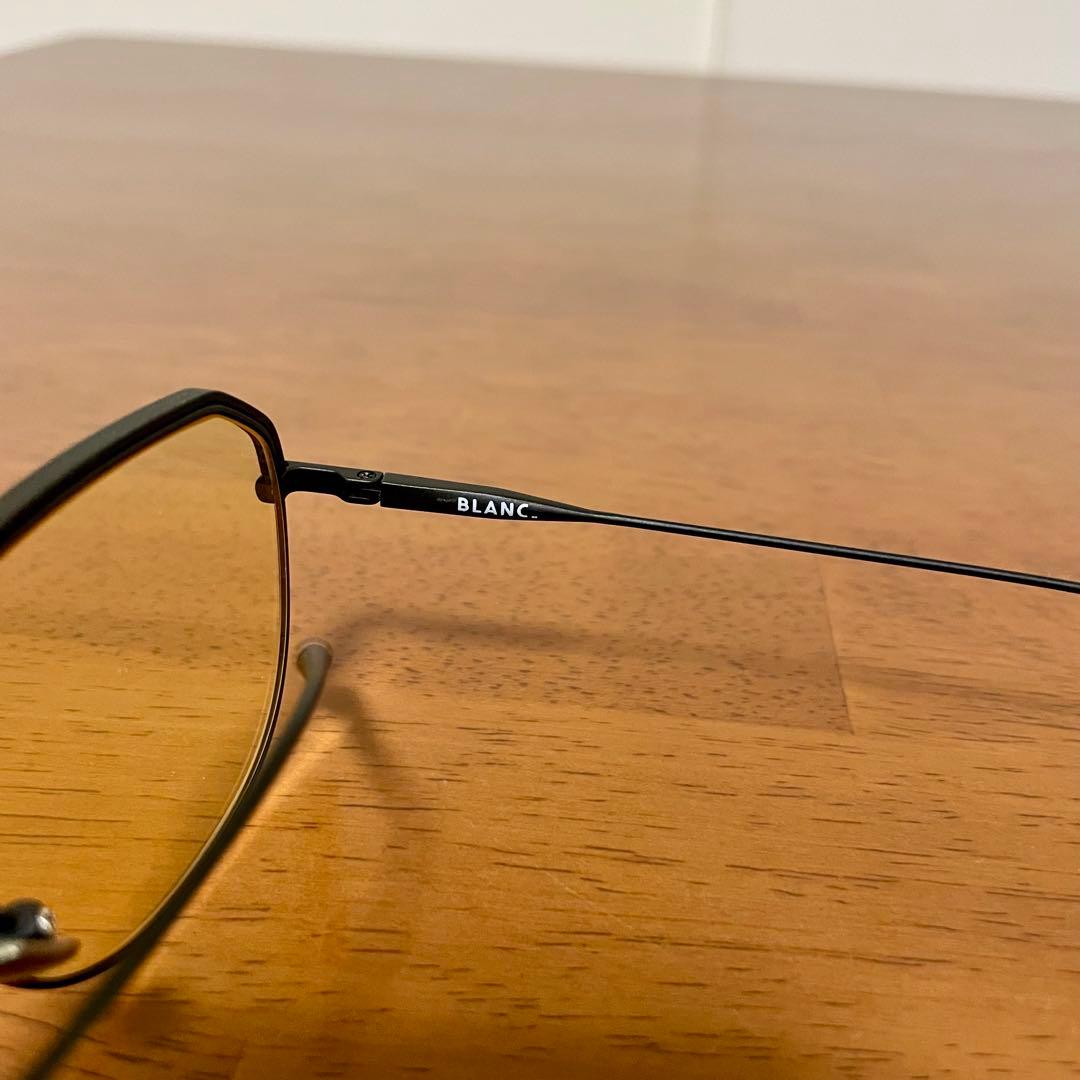 BLANC.. ブラン BE005 ブラック イエロー サングラス