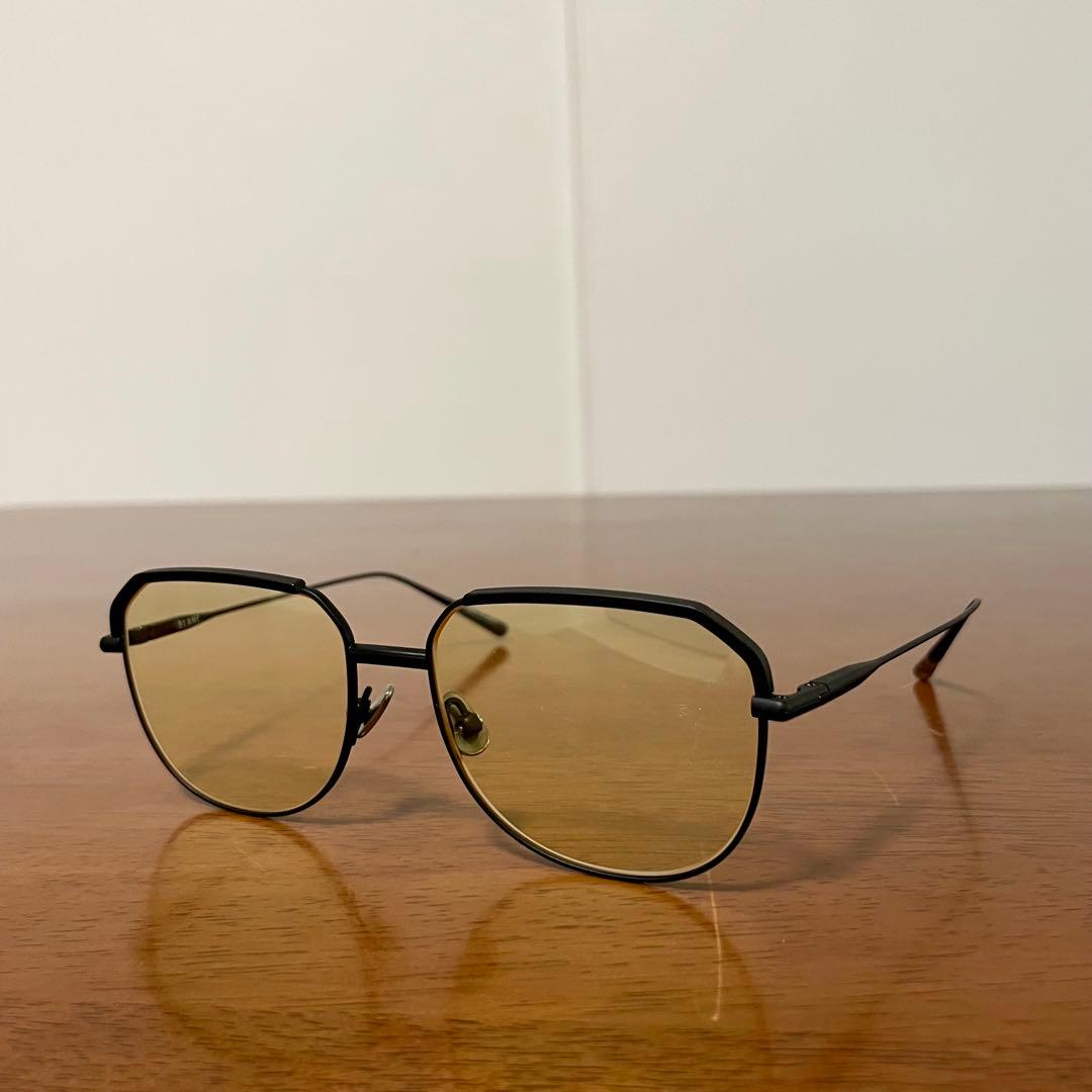 BLANC.. ブラン BE005 ブラック イエロー サングラス