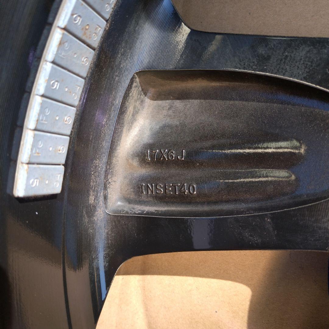 〈ヨシカ〉ロッキーハイブリッド用17インチ5穴　2本 ホイール ③④