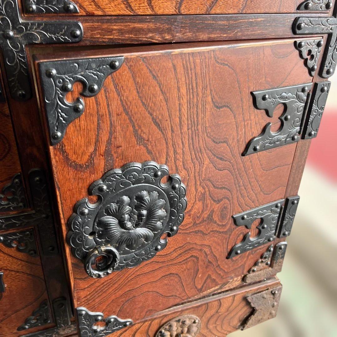 【岩谷堂】◇車箪笥◆鍵付き◇特価品！