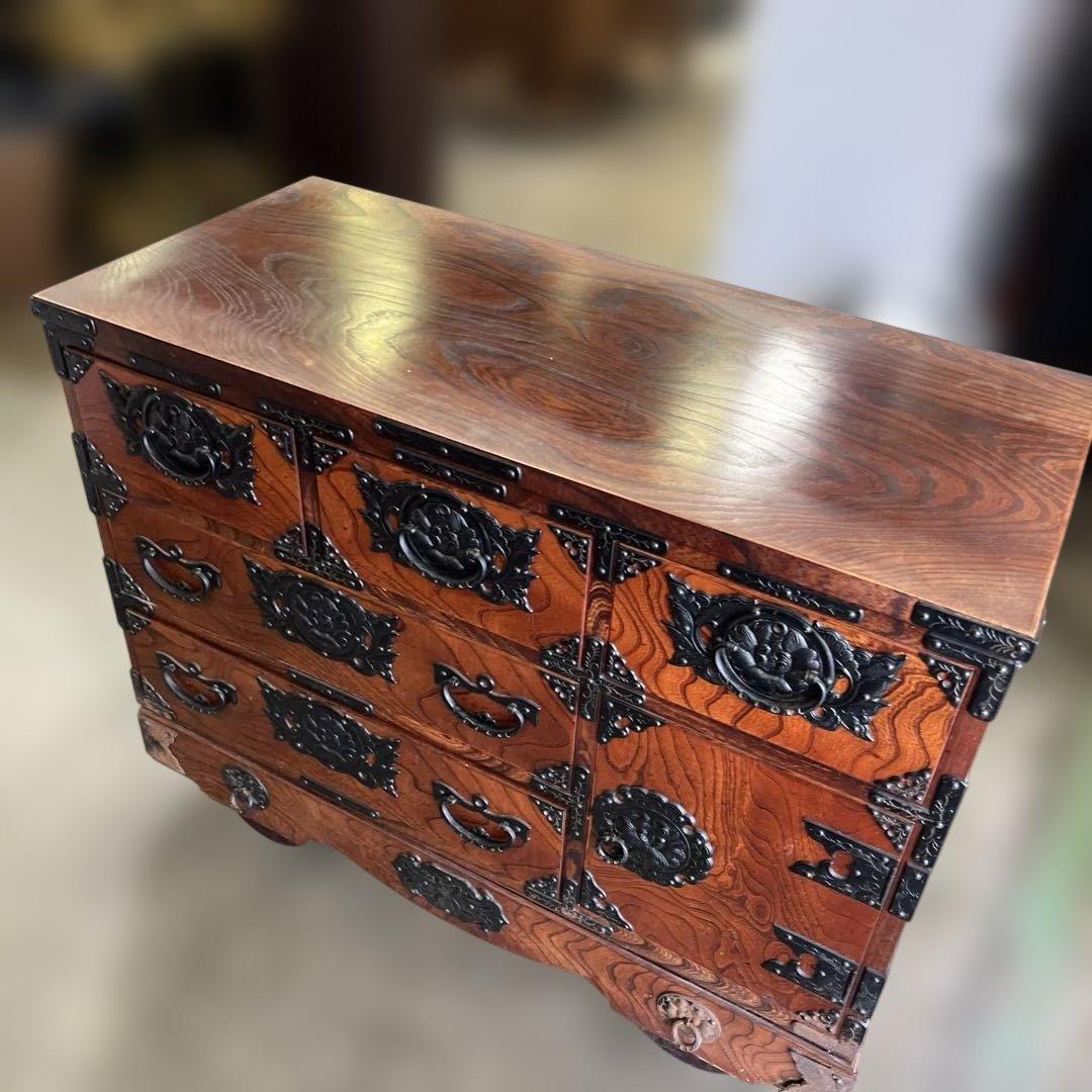 【岩谷堂】◇車箪笥◆鍵付き◇特価品！