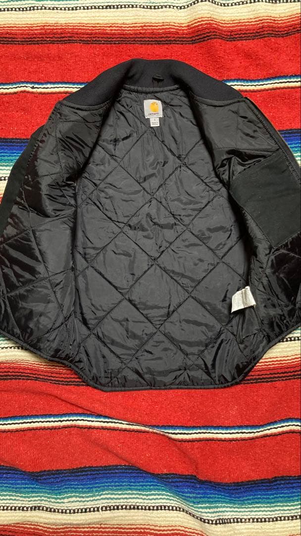 Carhartt ブラック ダックベスト S