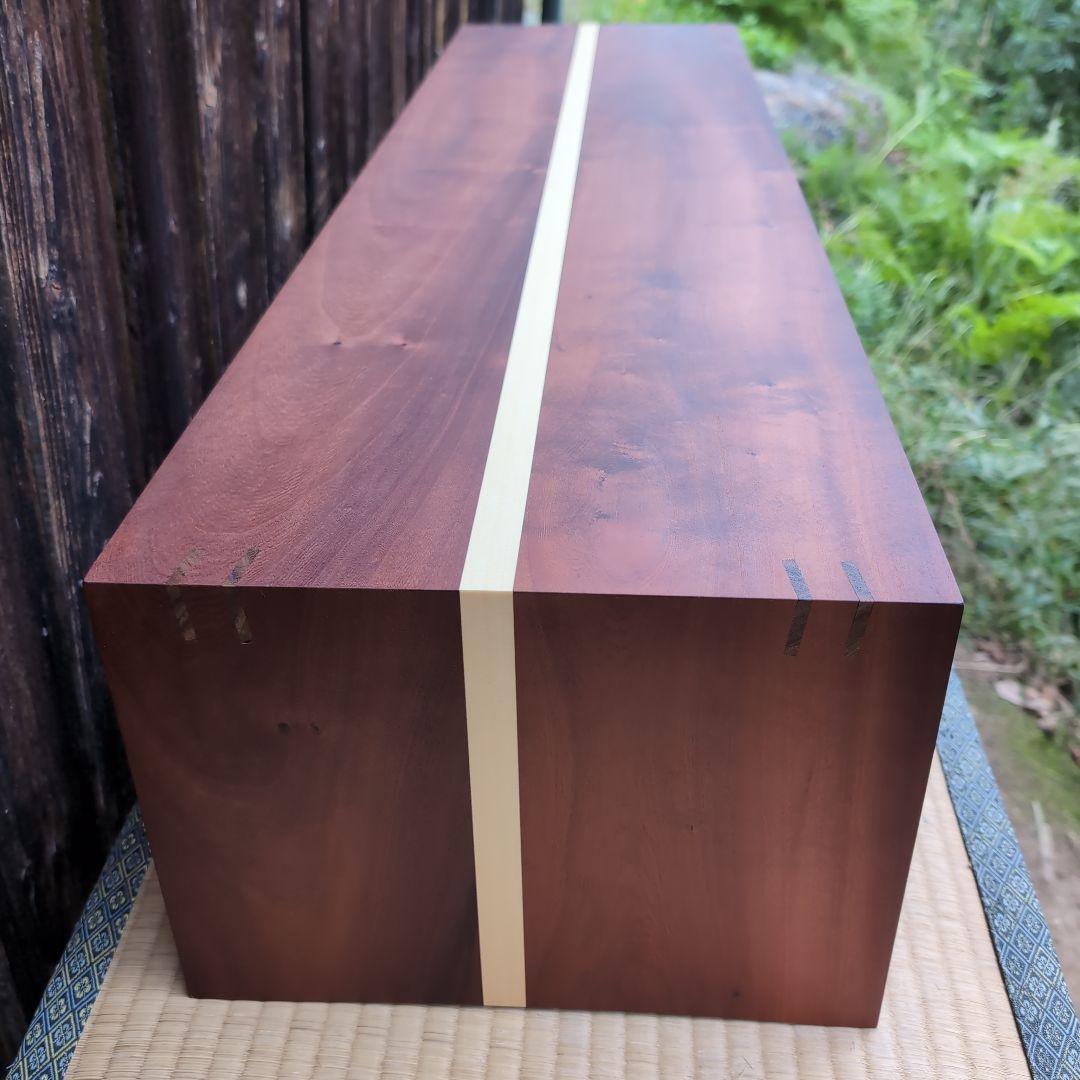 古材リメイク　桜とヒバ　コの字ラック 店舗什器　無垢の家具