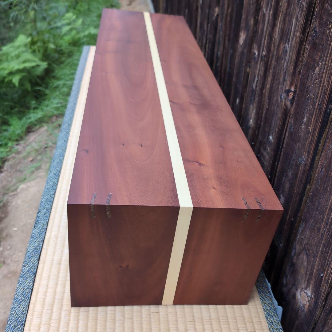 古材リメイク　桜とヒバ　コの字ラック 店舗什器　無垢の家具