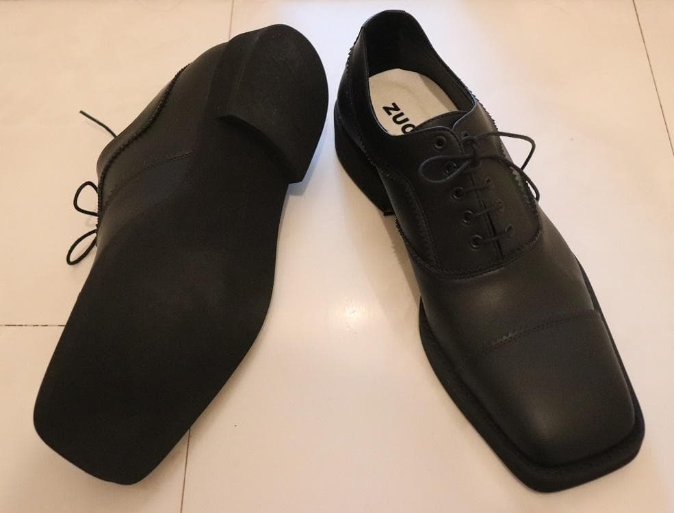 新品ZUCCaズッカ メンズレザーシューズ42 26.5程度45100円