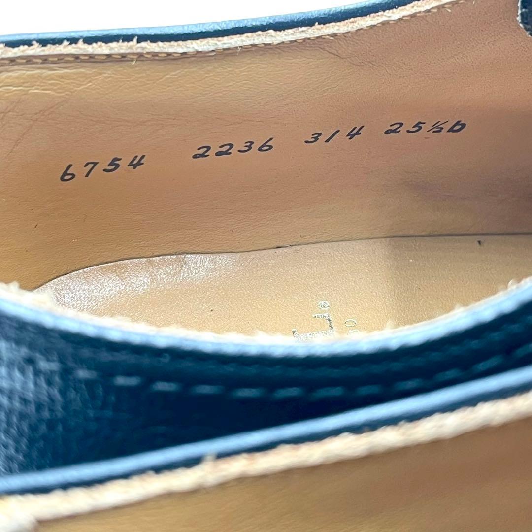 美品 リーガル ドレスビジネス 2236 シボ革 ブラック 25.5 Y1319