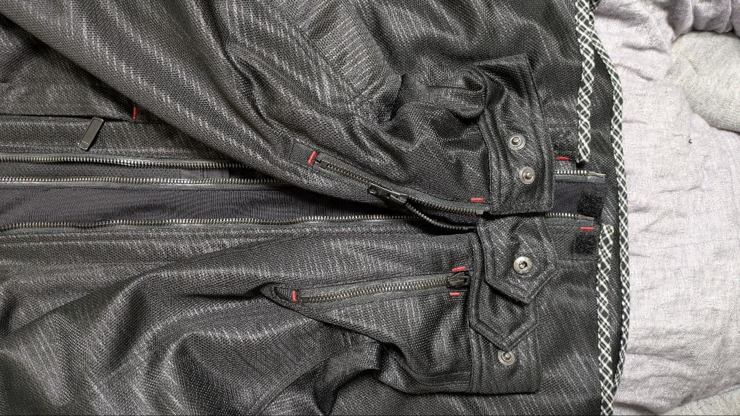 クシタニ KUSHITANIバイク用メッシュジャケット フード付き ブラック