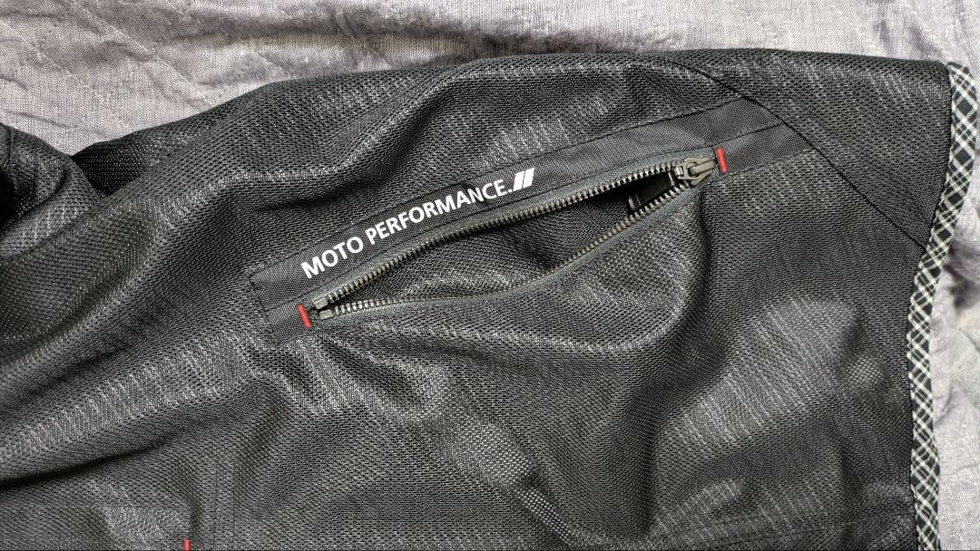 クシタニ KUSHITANIバイク用メッシュジャケット フード付き ブラック