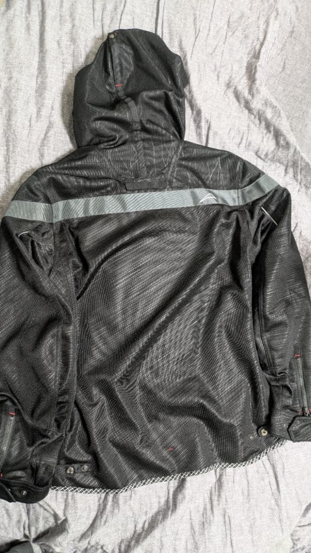 クシタニ KUSHITANIバイク用メッシュジャケット フード付き ブラック