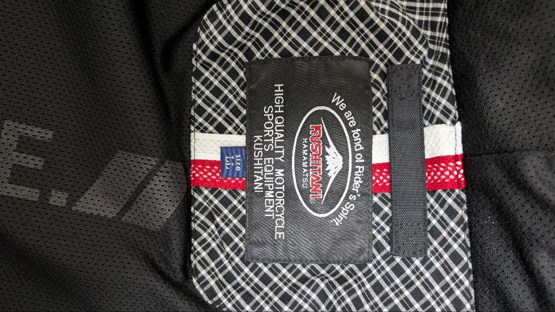 クシタニ KUSHITANIバイク用メッシュジャケット フード付き ブラック