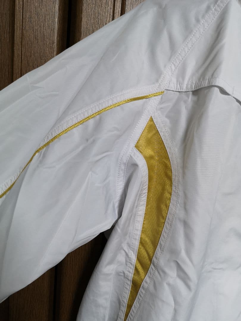 Mizuno Pro ジャージ セットアップ ホワイト/ゴールド サイズO