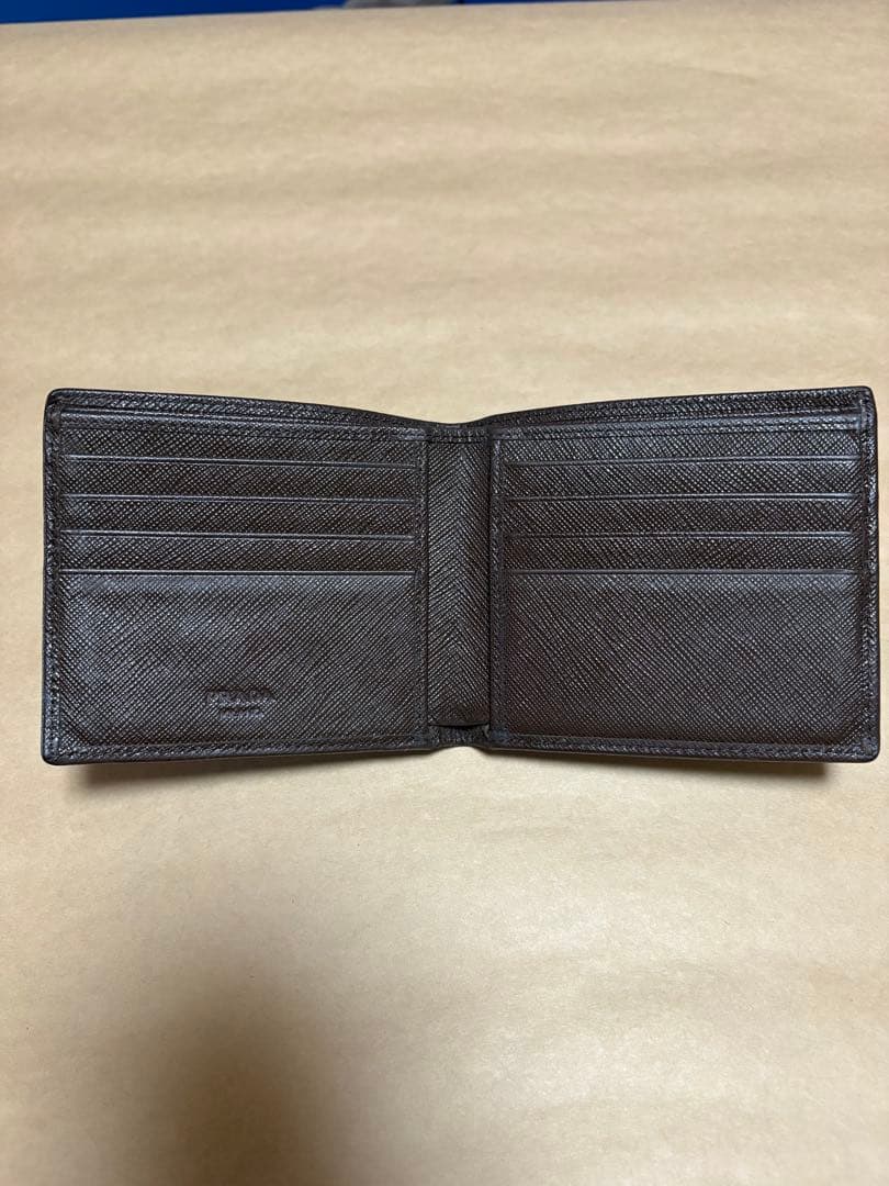 PRADA×PORTER 2つ折り財布　ブラウン