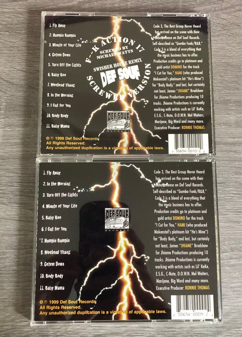 【INDIE SOUL / R&B / G-RAP】CODE 3 / 2枚セット