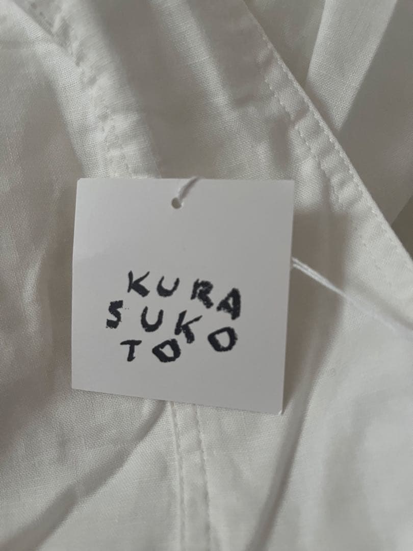 KURA SUKUTO ホワイトロングエプロン くらすこと