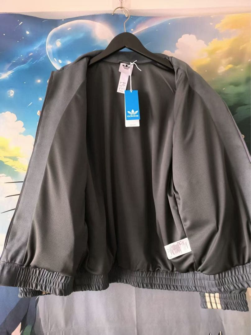 中国限定 アディダス 蛇年トラック スエード ジャケット ダークグレー XL