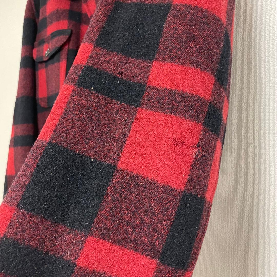 希少 30’s L.L.Bean ハンティングコート　バッファローチェック筆記体