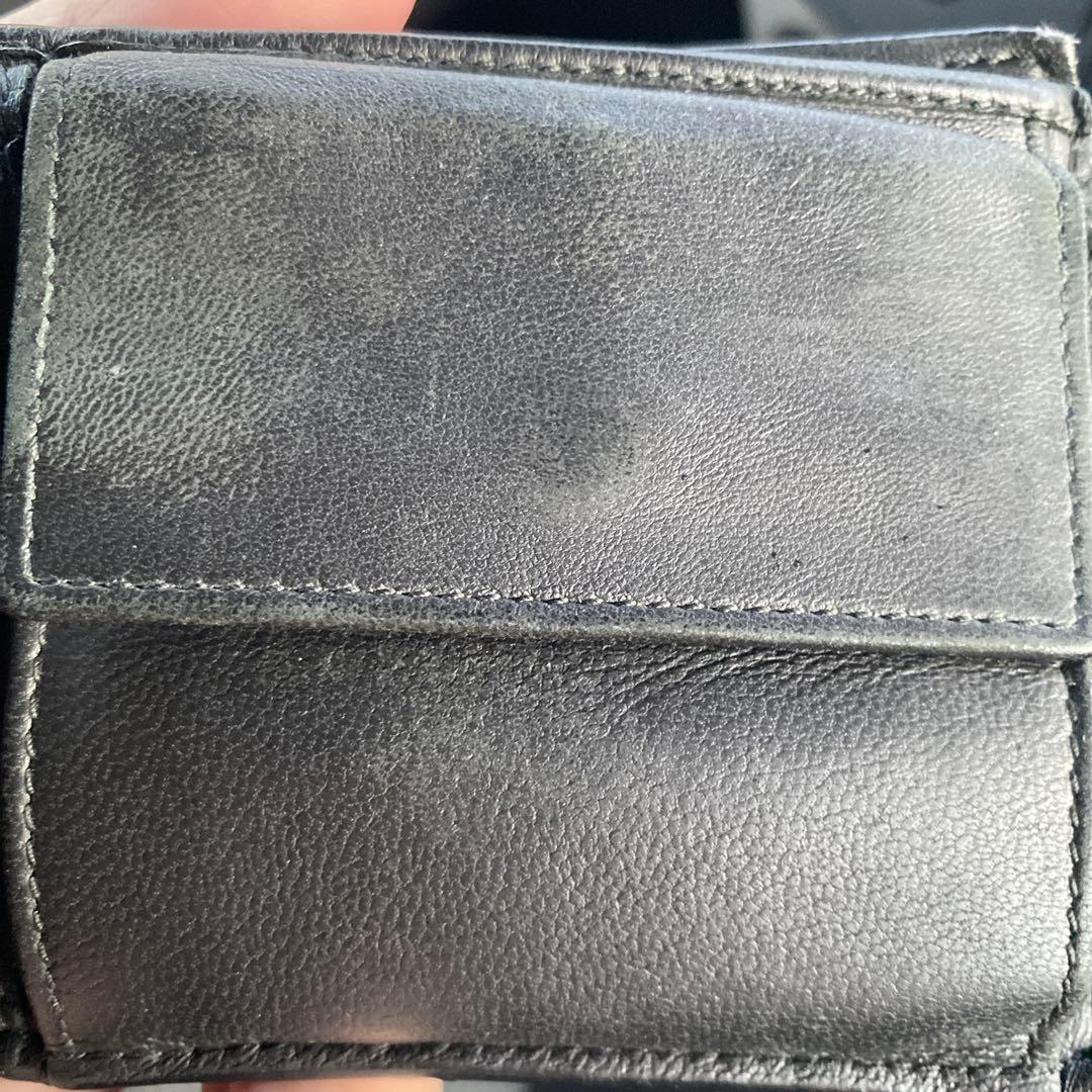 ボッテガ・ヴェネタ 二つ折り財布 ブラック