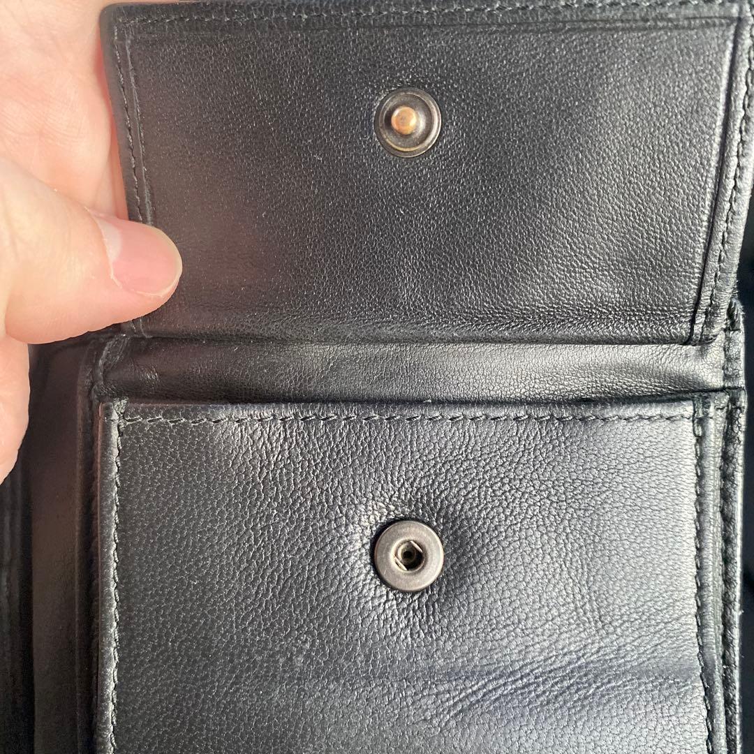 ボッテガ・ヴェネタ 二つ折り財布 ブラック