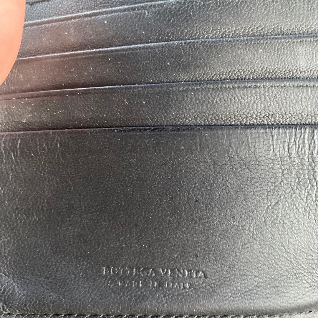 ボッテガ・ヴェネタ 二つ折り財布 ブラック