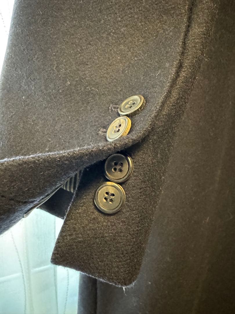 AMI Alexandre Mattiussi ネイビー ウールチェスターコート