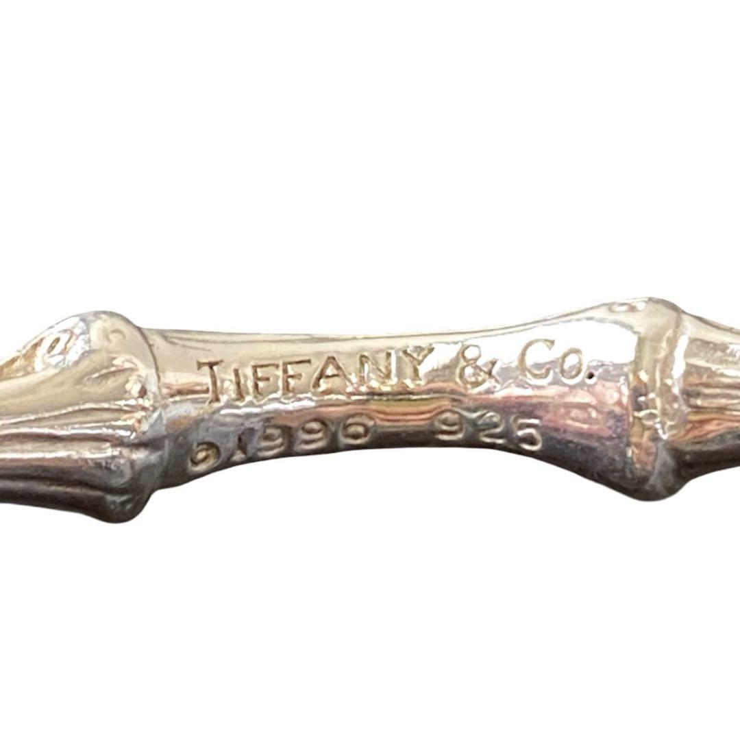 極美品 ティファニー バンブー モチーフ バングル シルバー925 ブレスレット