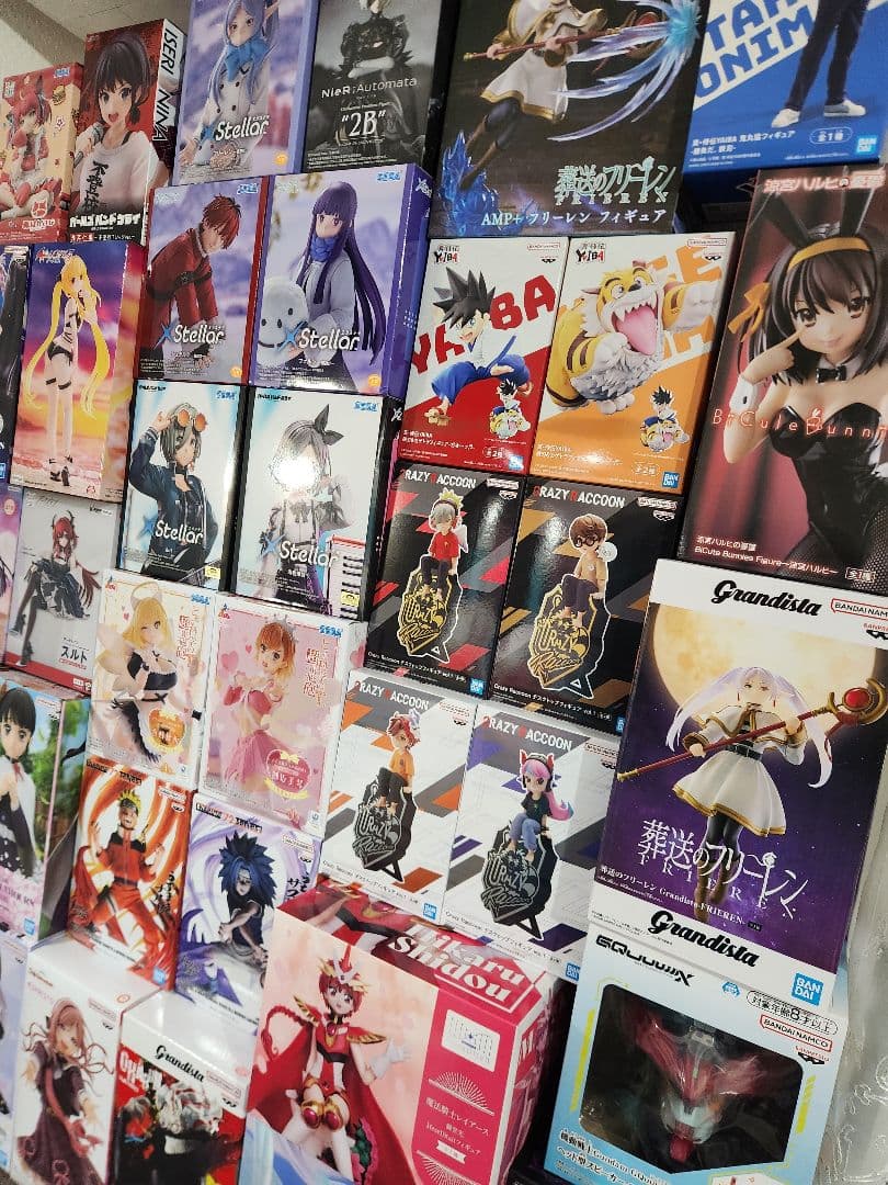 未開封フィギュア36個 レイアース フリーレン アイマス ナルト 2B 美少女系