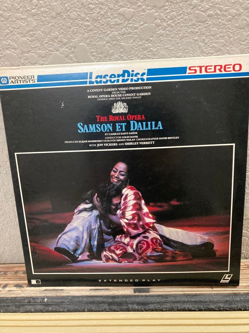 オペラセットのレーザーディスク