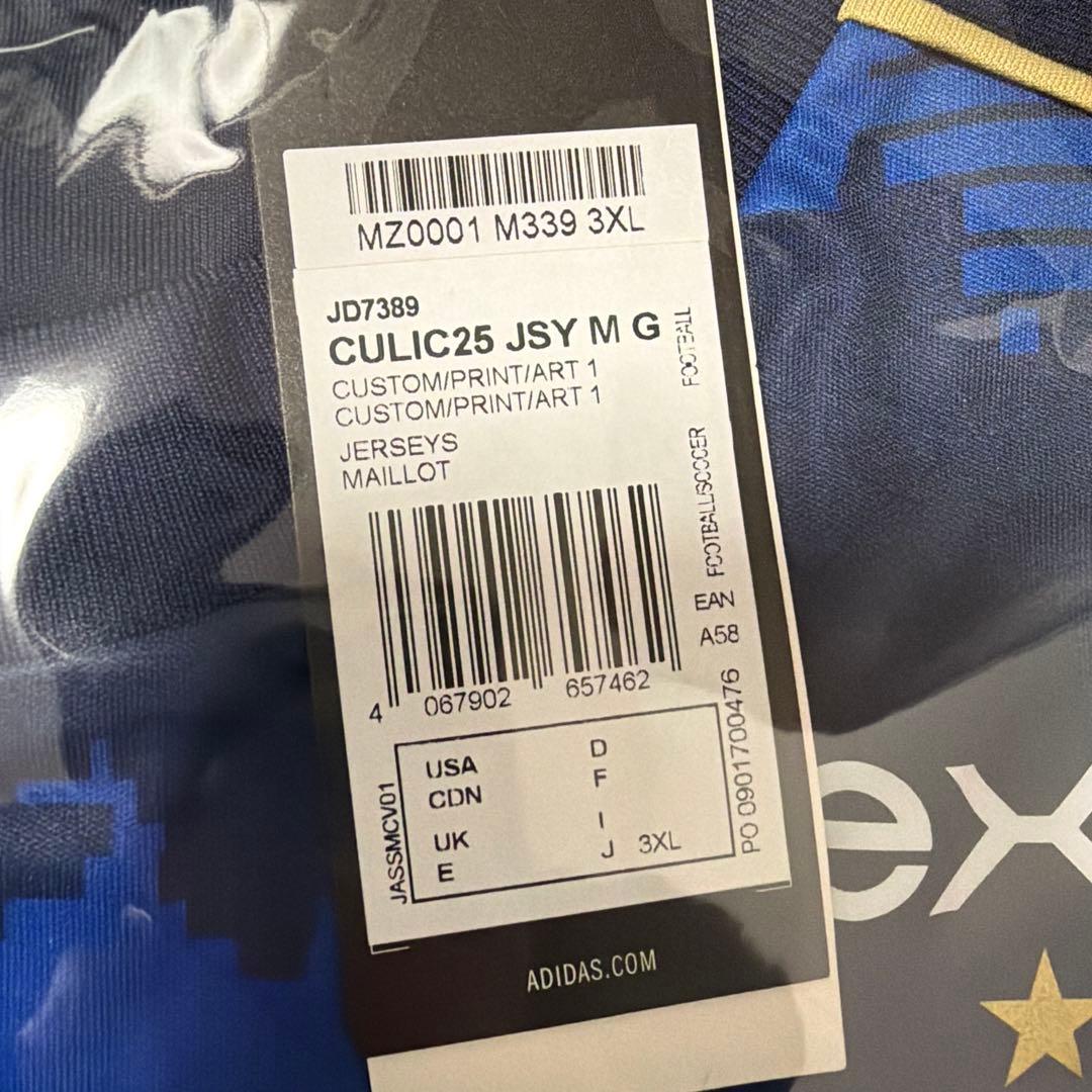 FC町田ゼルビア 2026オーセンティックユニフォーム 3XL 背番号無し